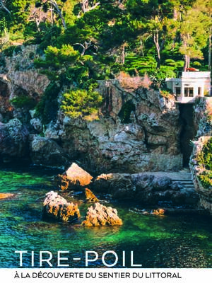 Carte sentier du littoral - Cap d'Antibes