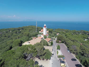 The Garoupe plateau - photo with drone